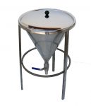  CONE ENTONNOIR DOSEUR INOX 25 L 